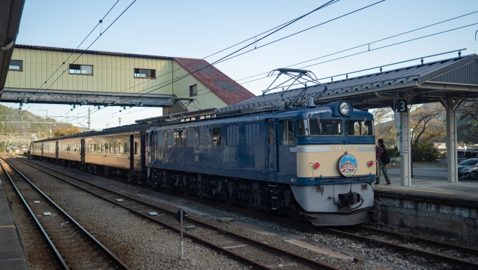 鉄道乗車記録の写真:乗車した列車(外観)(2)        「補機はEF60 19」