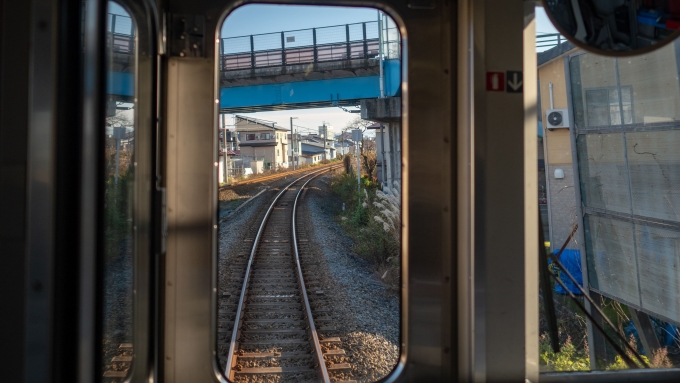 鉄道乗車記録の写真:車窓・風景(11)        「奥羽本線との合流付近」