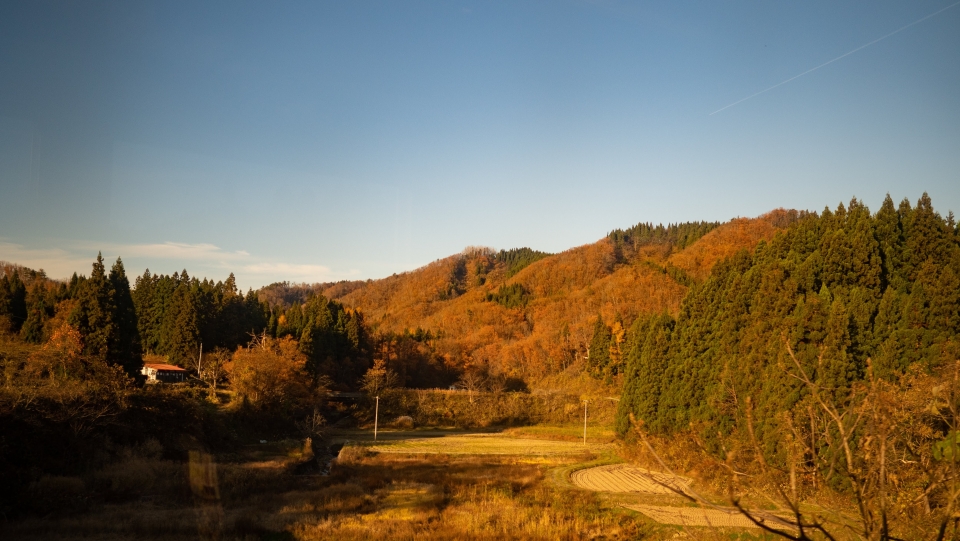 鉄道乗車記録「新庄駅から古川駅」車窓・風景の写真(4) by くろまこ 撮影日時:2018年11月18日