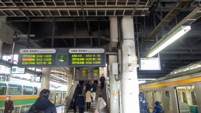 鉄道乗車記録の写真:駅舎・駅施設、様子(1)          「1日3本しか設定されていない高崎発大前行きの列車に乗車します。」