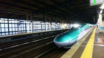 北上駅から仙台駅の乗車記録(乗りつぶし)写真