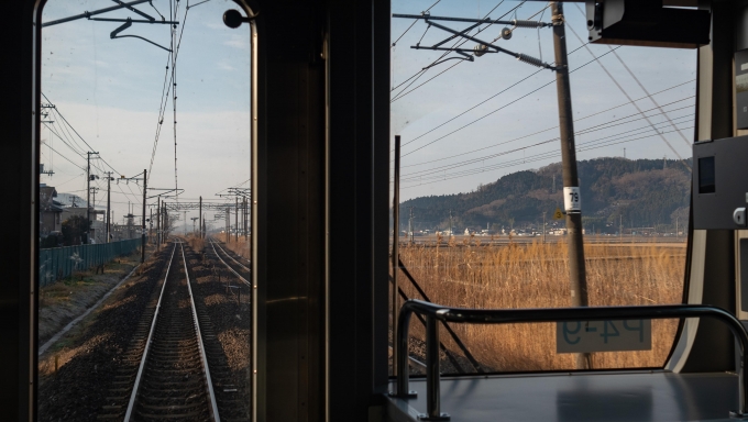 鉄道乗車記録の写真:車窓・風景(3)        「東北本線と別れ、常磐線の単線区間へ」