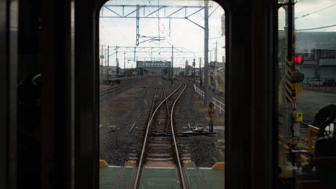 鉄道乗車記録の写真:車窓・風景(3)        「浪江駅構内
直進方向の線路は錆び付いていて、暫く使われていない事を物語っています。」