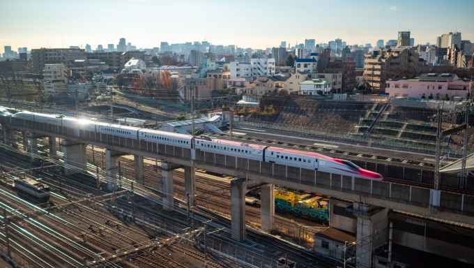 鉄道乗車記録の写真:列車・車両の様子(未乗車)(5)        「E6系
個人的に新幹線車両では一番好きです」