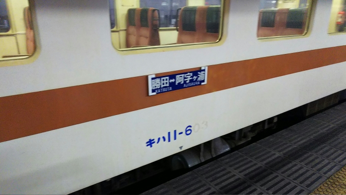 鉄道乗車記録の写真:方向幕・サボ(1)        「乗ったのはキハ11-6
元JR東海のキハ11-203です」