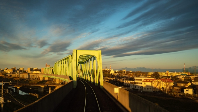 鉄道乗車記録の写真:車窓・風景(10)        「常磐線を横目に桜川を渡ります」