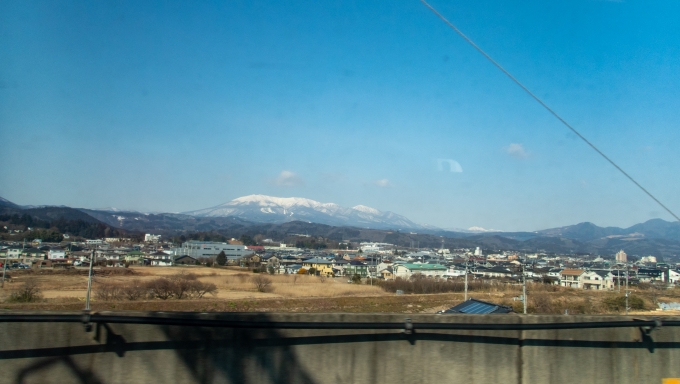 鉄道乗車記録の写真:車窓・風景(8)        「蔵王連峰」
