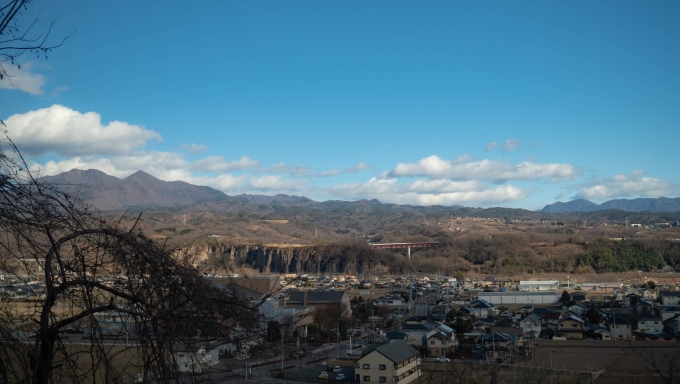 鉄道乗車記録の写真:車窓・風景(2)        「韮崎を過ぎたあたり」