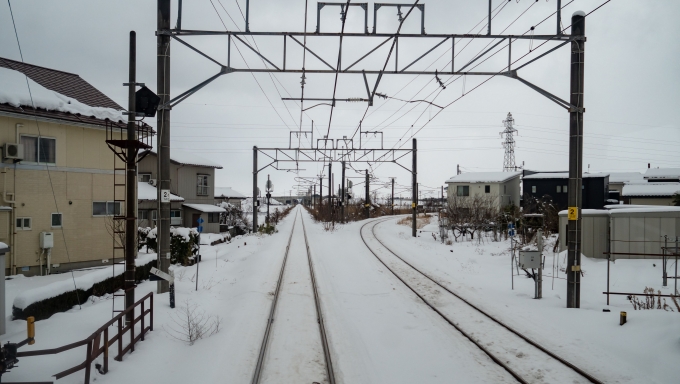 鉄道乗車記録の写真:車窓・風景(5)        「白新線と合流」