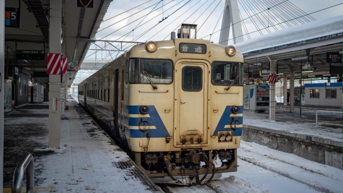 鉄道乗車記録の写真:乗車した列車(外観)(1)          「今回の旅は多くのキハ40系に出会います」