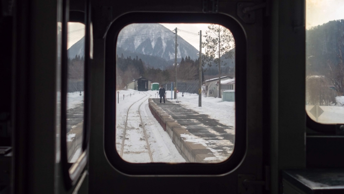 鉄道乗車記録の写真:車窓・風景(14)        「最果ての駅に着いたという雰囲気」