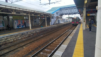 東能代駅から鷹ノ巣駅の乗車記録(乗りつぶし)写真