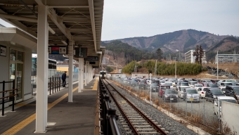 女川駅から石巻駅の乗車記録(乗りつぶし)写真