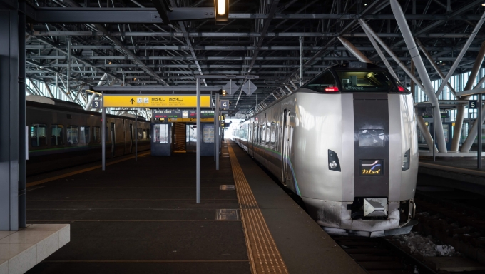 鉄道乗車記録の写真:乗車した列車(外観)(4)        「789系1000番台特急カムイ」