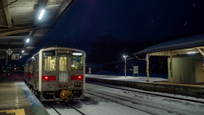 鉄道乗車記録の写真:乗車した列車(外観)(11)        「走り去るキハ54」