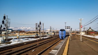 長万部駅から森駅:鉄道乗車記録の写真