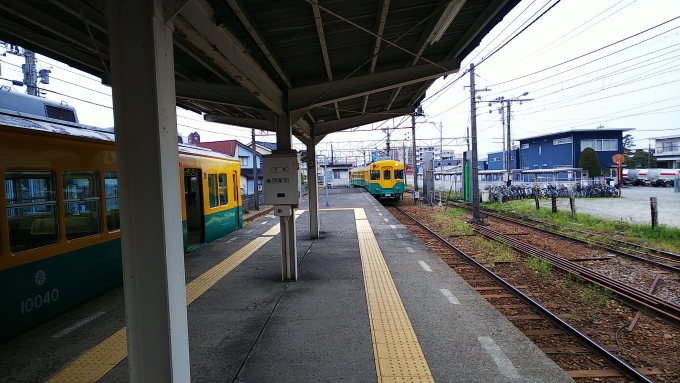 鉄道乗車記録の写真:乗車した列車(外観)(3)        「やってきたのは元京阪3000系の10030形」