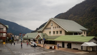 宇奈月駅から笹平駅の乗車記録(乗りつぶし)写真
