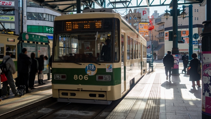 鉄道乗車記録の写真:乗車した列車(外観)(6)        「横川駅に到着。」