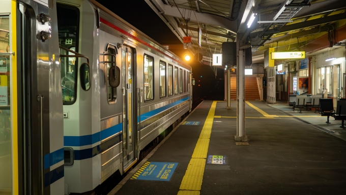 鉄道乗車記録の写真:駅舎・駅施設、様子(6)     「大田市駅に到着。」