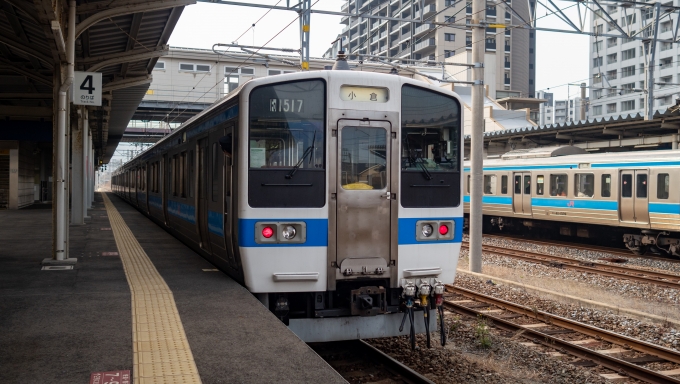 鉄道乗車記録の写真:乗車した列車(外観)(7)     「九州に上陸。」