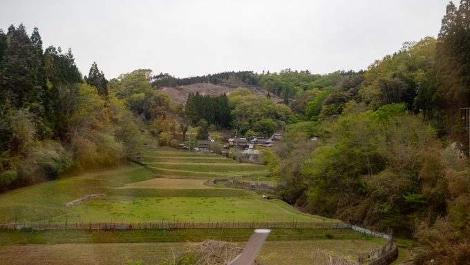 鉄道乗車記録の写真:車窓・風景(11)        「峠越えのトンネルを抜けて兵庫県に入ります。」