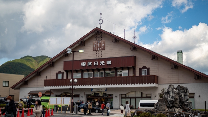 鉄道乗車記録の写真:駅舎・駅施設、様子(1)        「東照宮まで行ってから東武日光駅に戻ってきました」