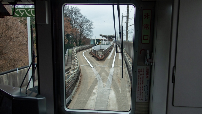 鉄道乗車記録の写真:車窓・風景(10)        「丸山から先は単線区間となっていて、駅では交換が行われます。」