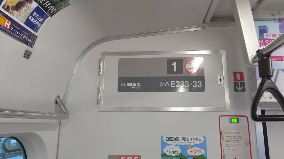 鉄道乗車記録「東京駅から青梅駅」車両銘板の写真(1) by くろまこ 撮影日時:2019年12月31日