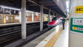 上野駅から仙台駅:鉄道乗車記録の写真