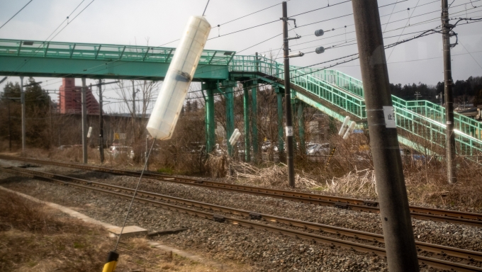 鉄道乗車記録の写真:車窓・風景(6)        「一ノ関を出てすぐ東北本線と別れて進路は東へ。」