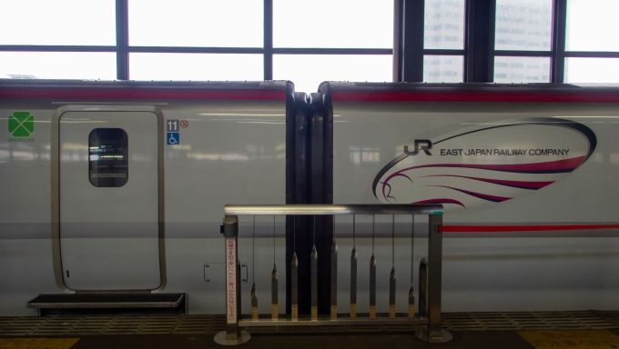 鉄道乗車記録の写真:列車・車両の様子(未乗車)(5)        「連結部の幌の違い
こちらはゴムのようなものでお互いに押し付けている構造。」