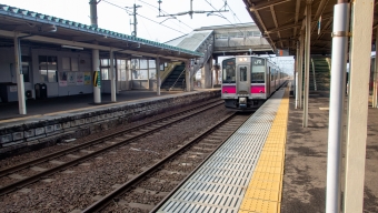 八郎潟駅から追分駅の乗車記録(乗りつぶし)写真