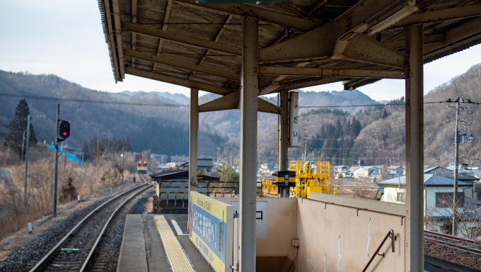 鉄道乗車記録の写真:駅舎・駅施設、様子(10)        「普代駅で列車交換」