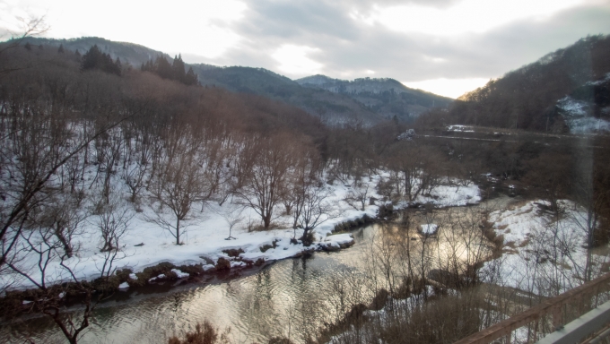 鉄道乗車記録の写真:車窓・風景(15)        「岩根橋からの眺め。」
