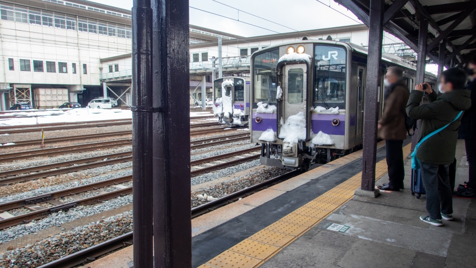 鉄道乗車記録「一ノ関駅から仙台駅」乗車した列車(外観)の写真(2) by くろまこ 撮影日時:2021年02月18日