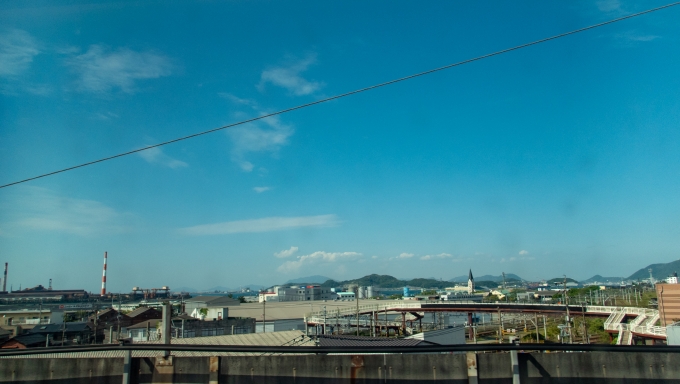 鉄道乗車記録の写真:車窓・風景(45)        「九州上陸！」