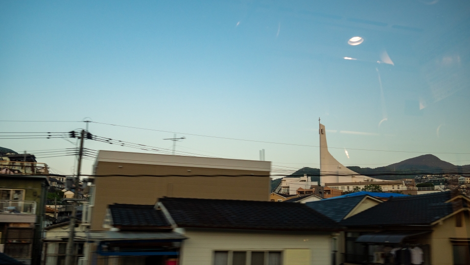 鉄道乗車記録「長崎駅から佐世保駅」車窓・風景の写真(7) by くろまこ 撮影日時:2021年04月25日