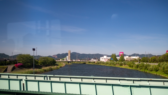 鉄道乗車記録の写真:車窓・風景(22)        「行橋から分岐する平成筑豊鉄道田川線とは、今川を渡ると離れていきます。」