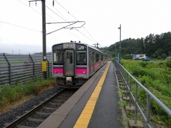 青森駅から瀬辺地駅の乗車記録(乗りつぶし)写真