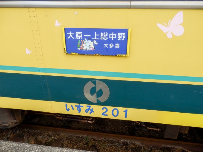 鉄道乗車記録の写真:車両銘板(3)        「いすみ201
いすみ鉄道いすみ200'型気動車」