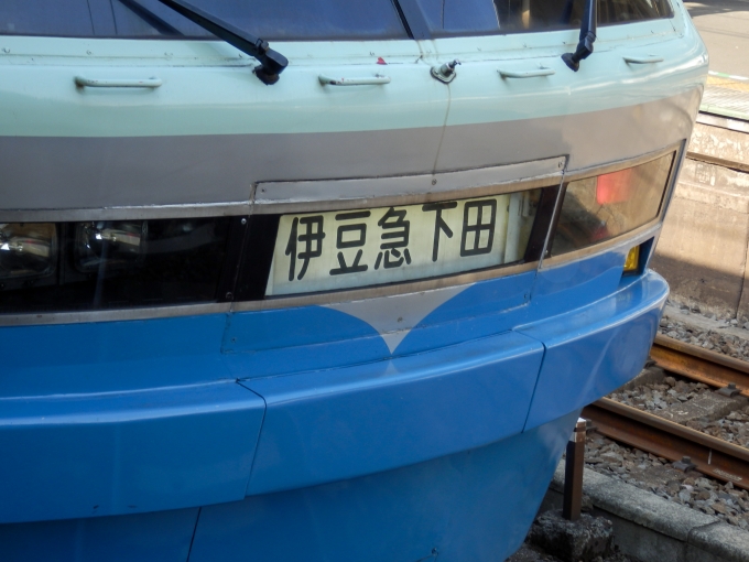 鉄道乗車記録の写真:方向幕・サボ(2)        「「伊豆急下田」
伊豆急行2100系電車」