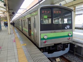 桜木町駅から長津田駅の乗車記録(乗りつぶし)写真