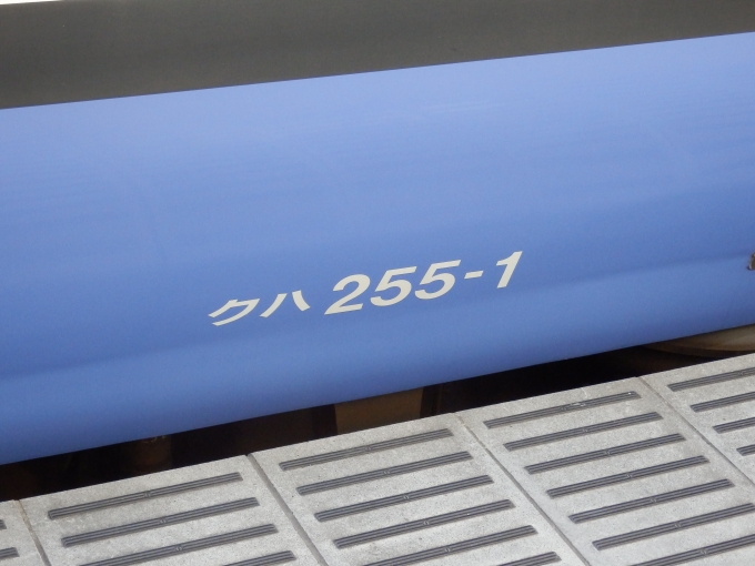 鉄道乗車記録の写真:車両銘板(3)        「クハ255-1
JR東日本255系電車」