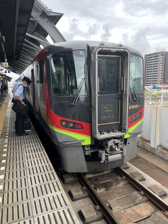 高知駅から岡山駅の乗車記録(乗りつぶし)写真