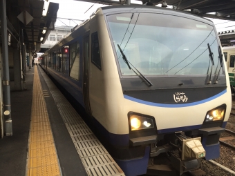 秋田駅から青森駅の乗車記録(乗りつぶし)写真