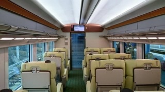 鉄道乗車記録の写真:車内設備、様子(3)     