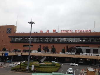 石巻駅から仙台駅の乗車記録(乗りつぶし)写真