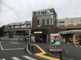 武蔵野台駅から調布駅の乗車記録(乗りつぶし)写真