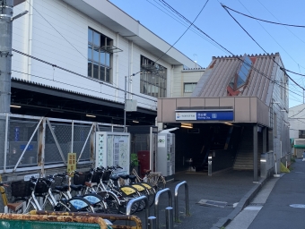 西谷駅から羽沢横浜国大駅の乗車記録(乗りつぶし)写真